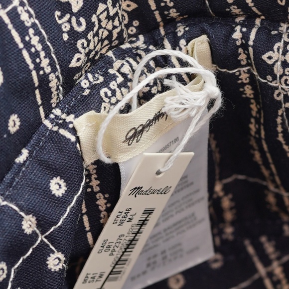 New Madewell Reversible Quilted Bucket Hat in Twilight - Picture 5 of 6